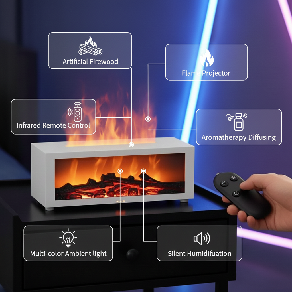 Velorhome™ - Cozy Fireplace Aroma Diffuser